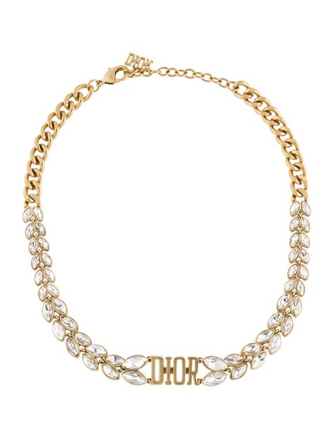 dior cocker|Dior crystal choker necklace.